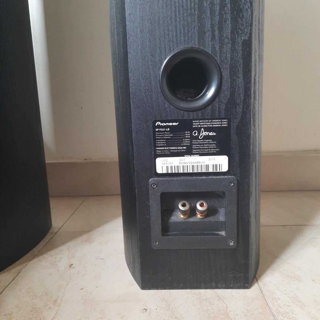 Pioneer SPFS51LR Speakers designed by Andrew Jones, Audio, Soundbars