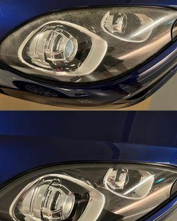 Porsche Macan Headlight Restoration Service