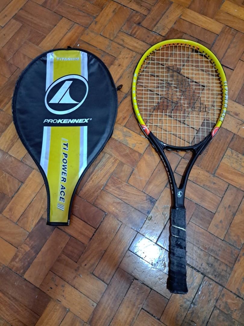 ProKennex Titanium Power Ace (Tennis Racket), Sports Equipment, Sports ...