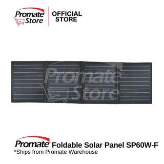 Promate Foldable Solar Panel 60watts