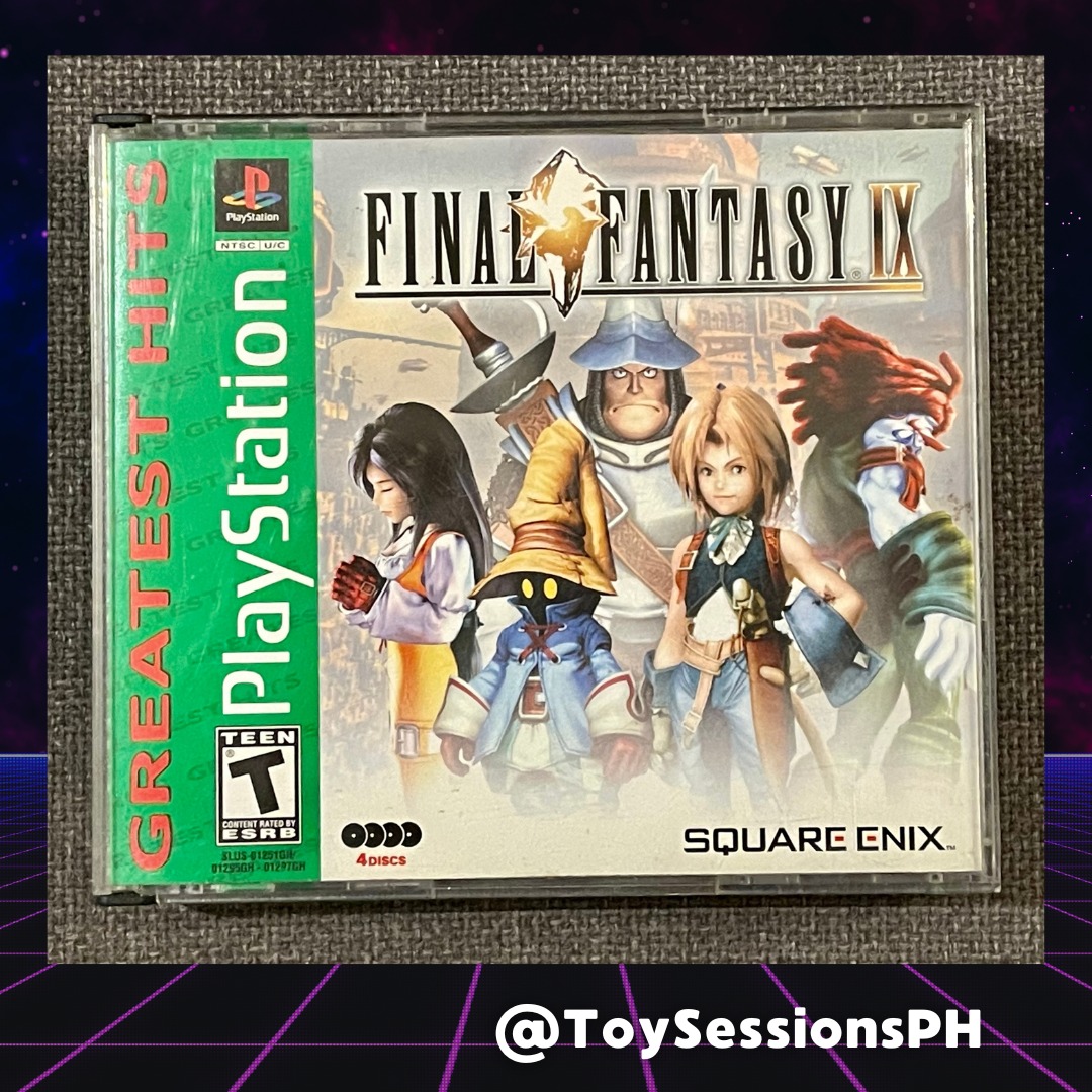 PS1 Game Final Fantasy IX, Video Gaming, Video Games, PlayStation on