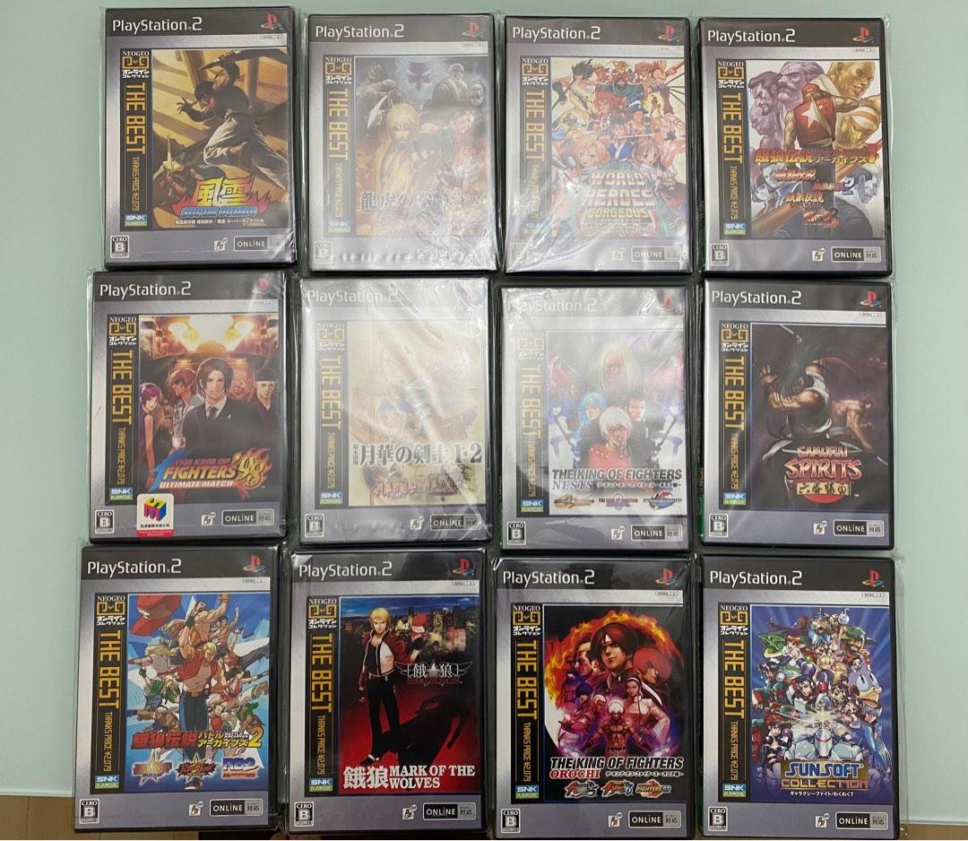 PS2 Neo Geo Online Collection the best 一套（其中6隻全新) snk 拳王