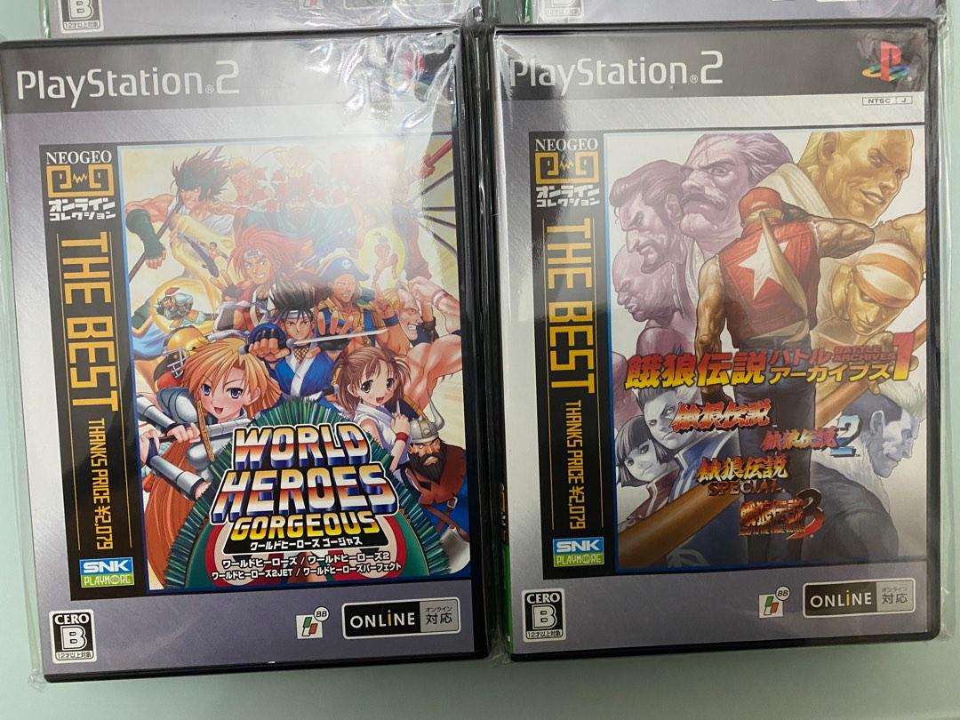 PS2 Neo Geo Online Collection the best 一套（其中6隻全新) snk 拳王