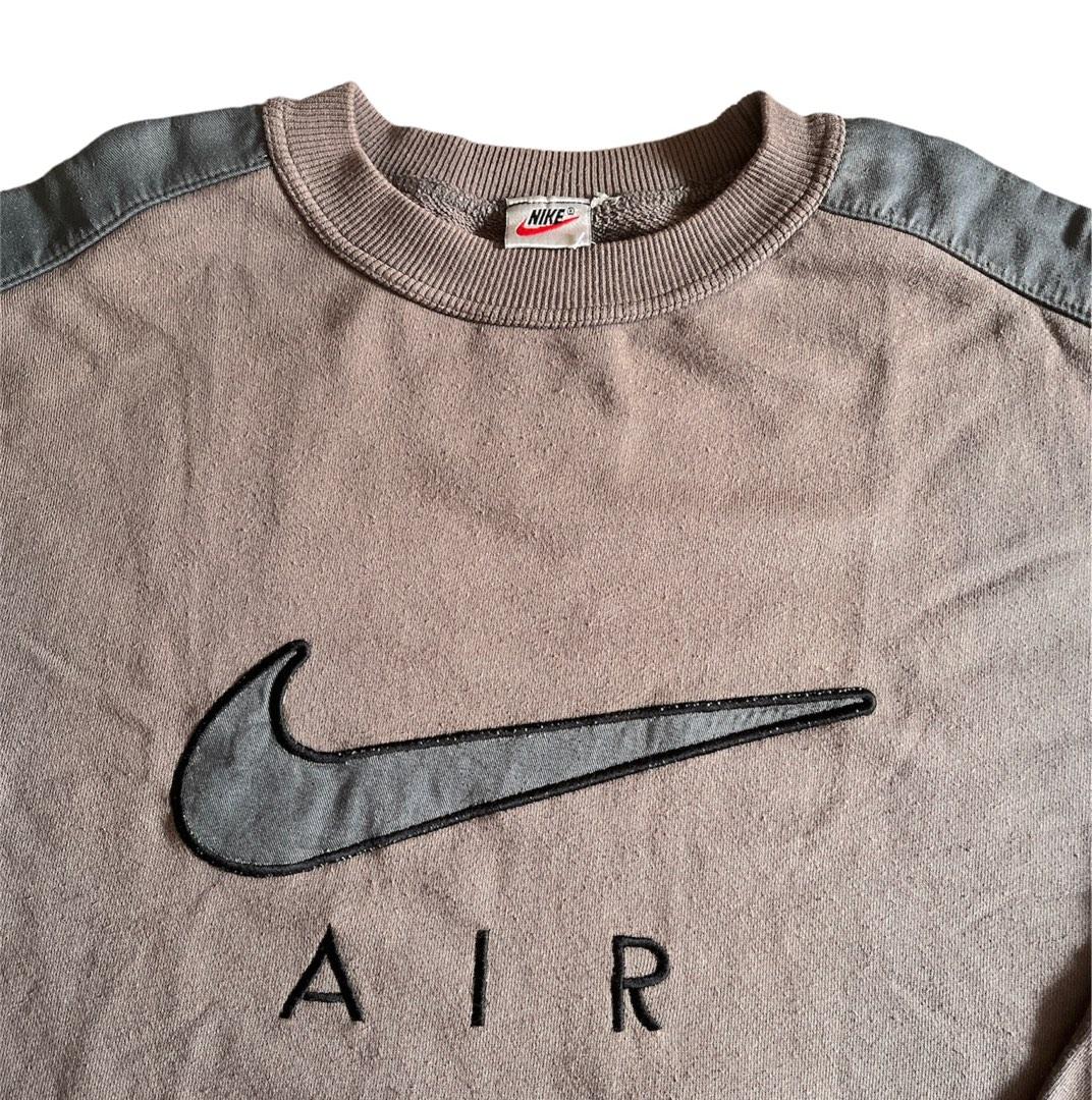 Nike air grey sweatshirt outlet
