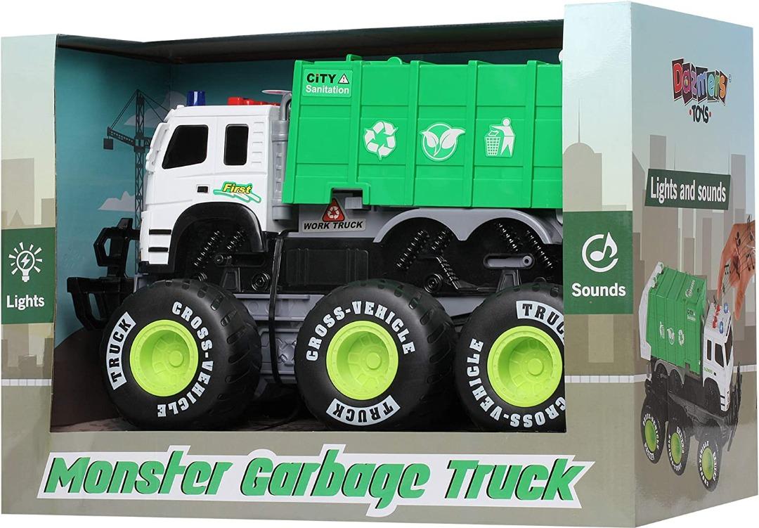 Monster garbage truck toy clearance