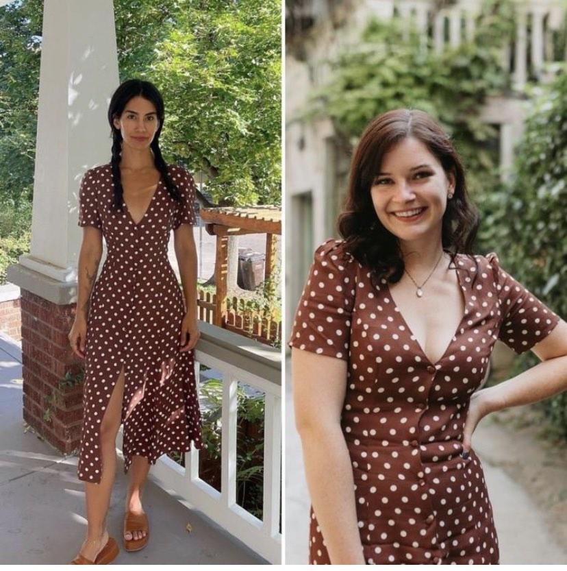 Reformation Locklin dress in Miramar print Women s Fashion