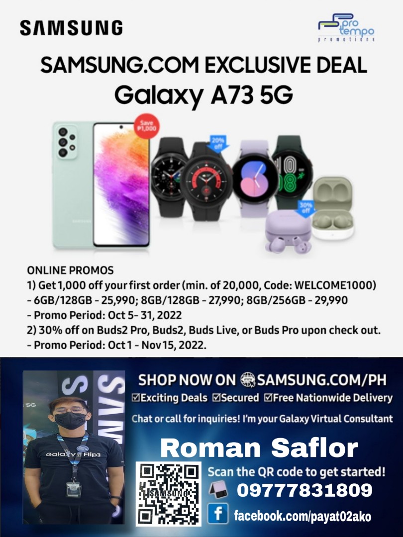 SALE GALAXY A73 5G, Mobile Phones & Gadgets, Mobile Phones, Android ...
