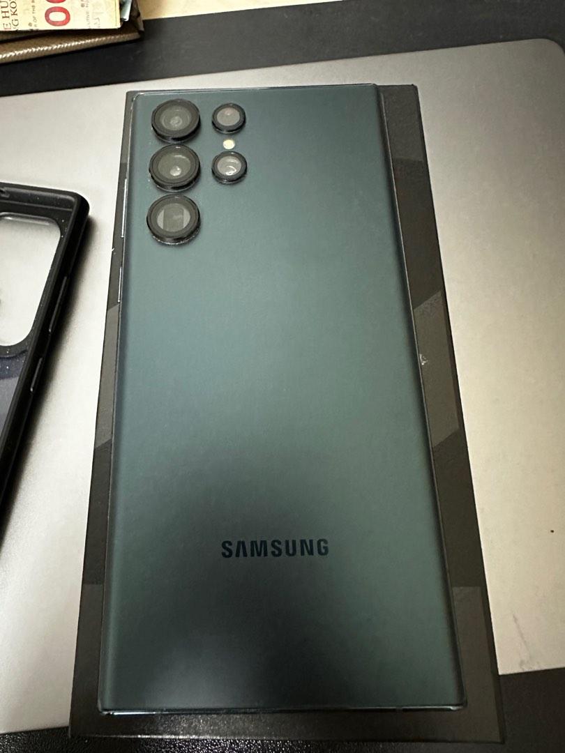 Samsung Galaxy S22 Ultra 12+512 森林綠, 手提電話, 手機, Android