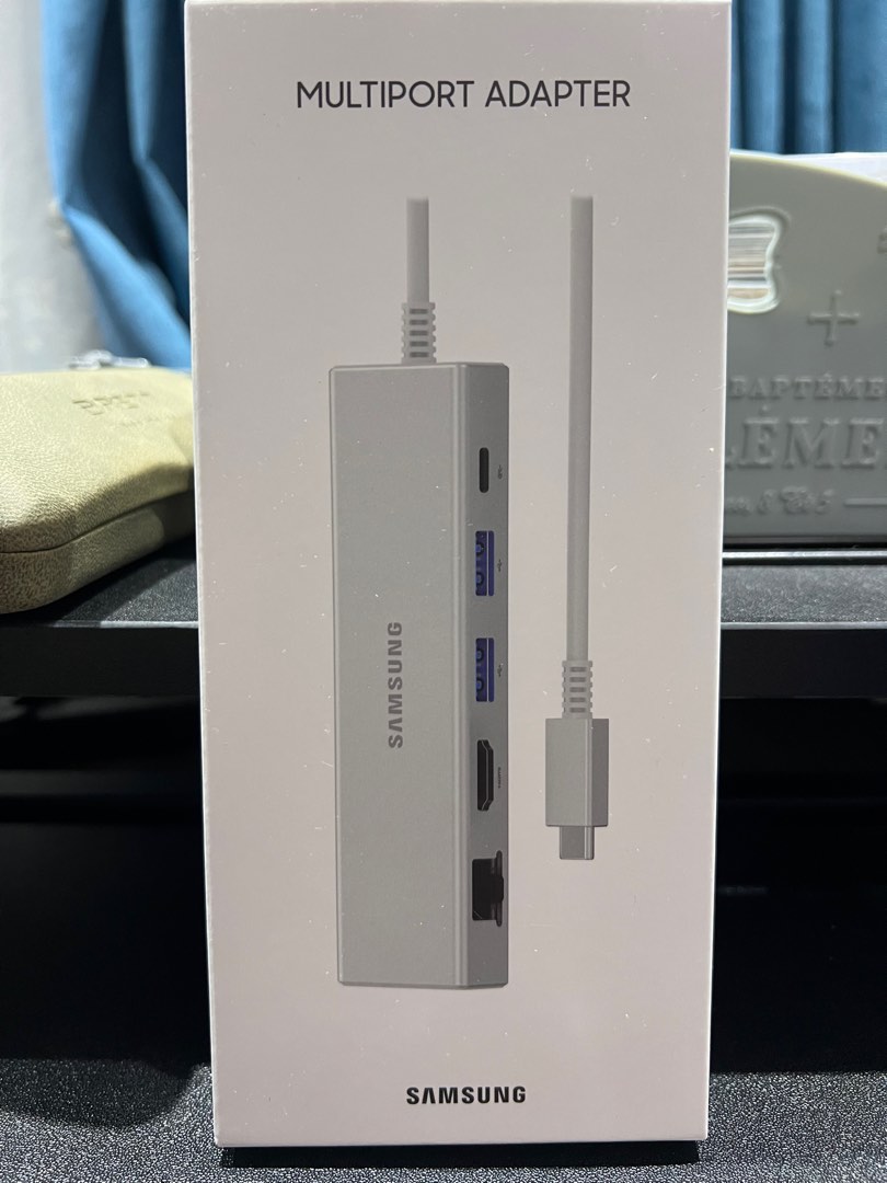 Samsung Multiport Adapter, 電腦＆科技, 電腦周邊及配件, 電腦線、轉接線及轉換器 Carousell
