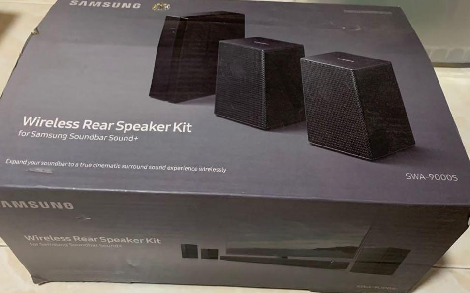 set Samsung Q80r soundbar swa 9000s