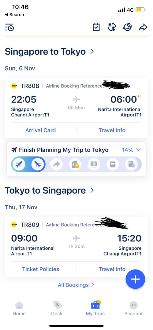 scoot air tickets to japan, Tickets & Vouchers, Flights & Overseas