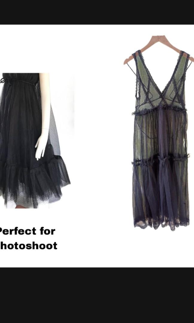 SEE THROUGH COVER UP PERFECT FOR PHOTOSHOT, Women's Fashion, Dresses