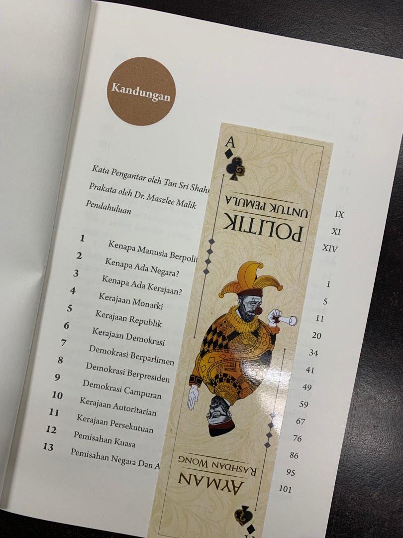 (SG SELLER) Politik Untuk Pemula Oleh Ayman Rasydan Wong (MALAY BOOK