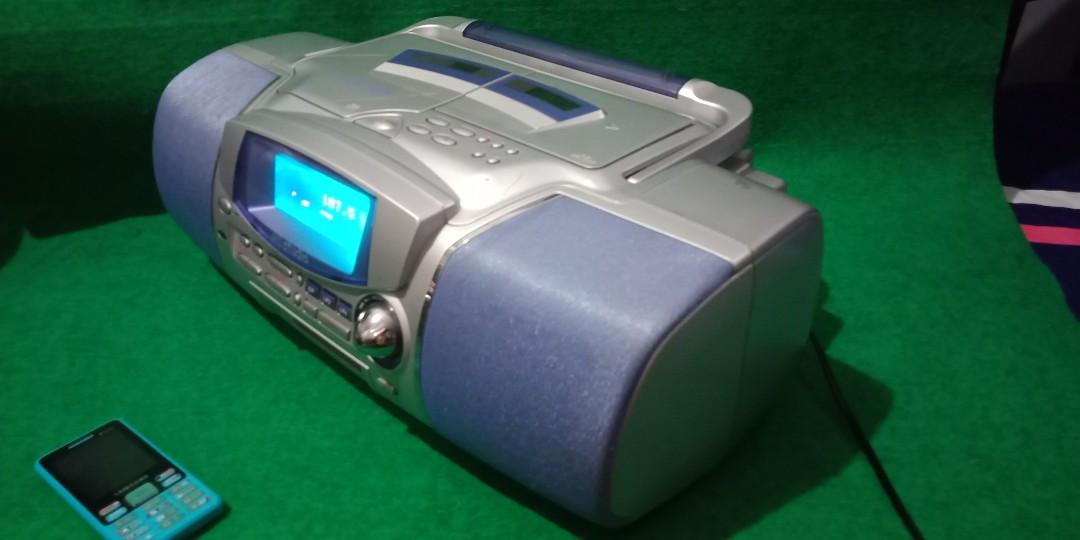Sharp MD Studio (Category: Portable Music Players) located in Pasay City. Submitted by marineljapansurplus (Listing ID 1193097109, Image 3). Description: Sharp MD Studio (Blue) Model: MD-F150-A Radio Tuner: Working 👍FM/AM - all station MD: Working 👍 CD/ Cassette: Not playing ✊ Power Supply: 110v 30W 🔌 Price: ₱ 1200 Loc. Pasay City * Transformer available * - 50W @ ₱ 250 (compact size) HEAVY DUTY - 100W @ ₱ 380 - 350W @ ₱ 550.