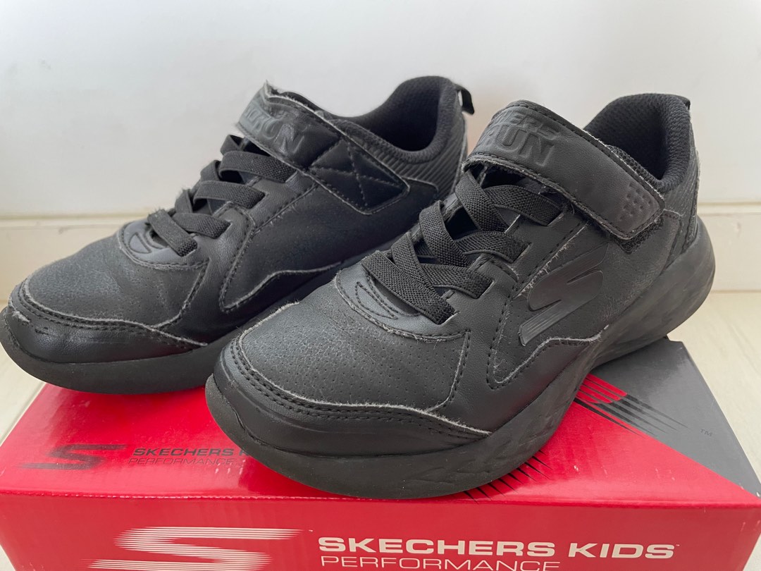 Skechers School Shoes Boy’s (Black), Babies & Kids, Babies & Kids