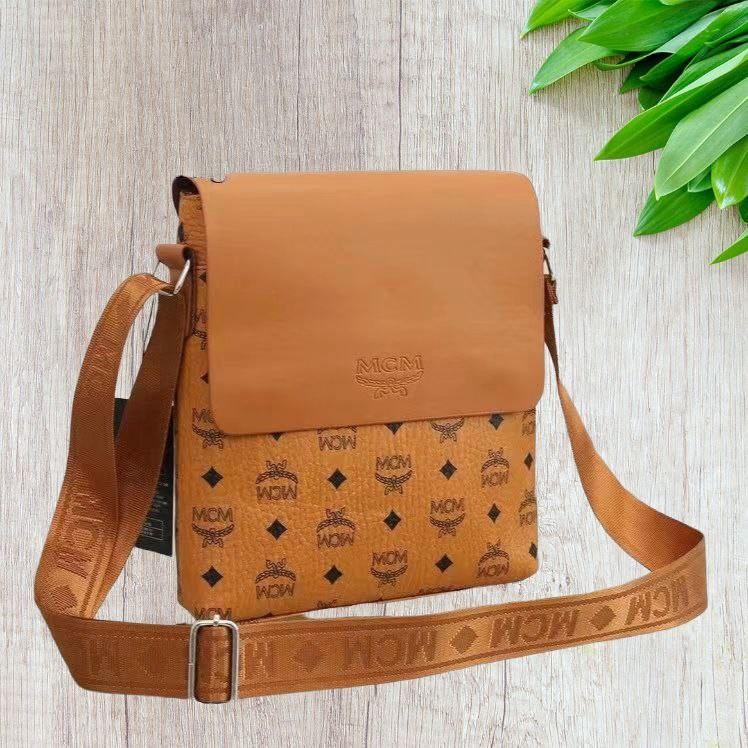 MCM Original Sling Bag, Men's Fashion, Bags, Sling Bags on Carousell