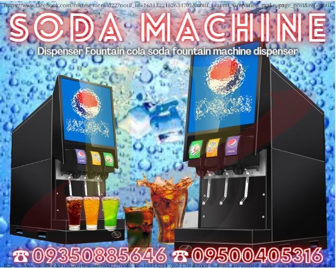 Soda Dispenser Machine GRADBA3S, Everything Else, Others on Carousell