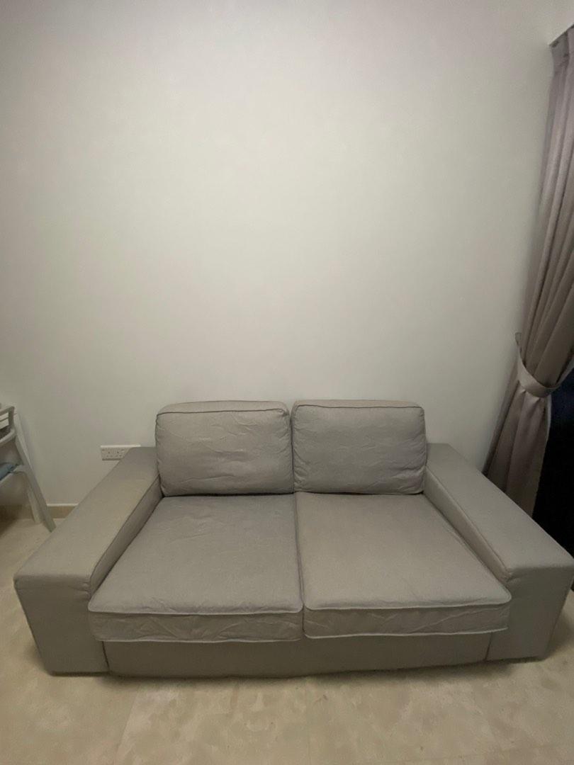 Sofa Kivik Ikea Grey, Furniture & Home Living, Furniture, Sofas on