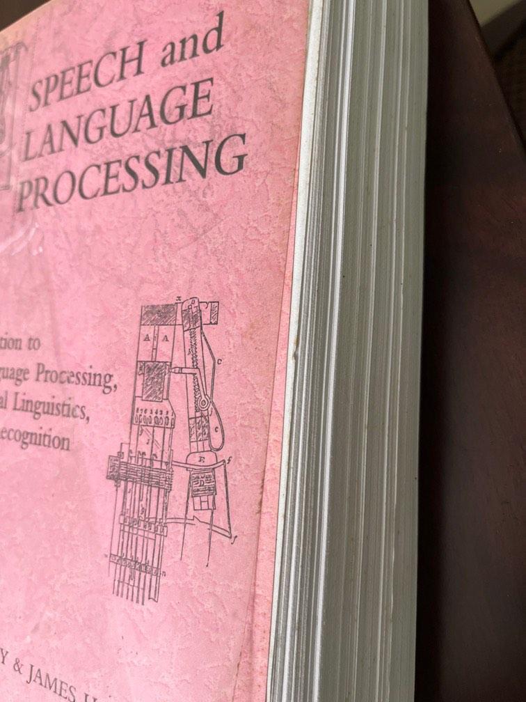 Speech and language processing (Category: Textbooks) located in Simpang Ampat. Submitted by ayra_u (Listing ID 1193111080, Image 3). Description: Text book for learning natural language processing from computer science perspective .