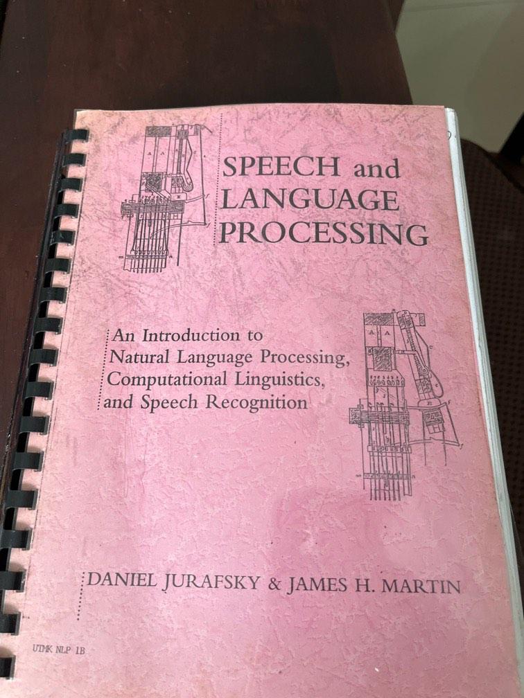 Speech and language processing (Category: Textbooks) located in Simpang Ampat. Submitted by ayra_u (Listing ID 1193111080, Image 1). Description: Text book for learning natural language processing from computer science perspective .