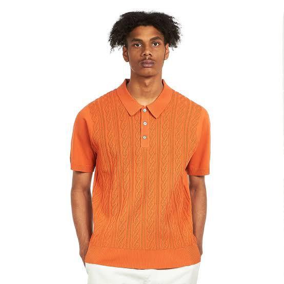 Stussy cable knit polo, Men's Fashion, Tops & Sets, Tshirts & Polo