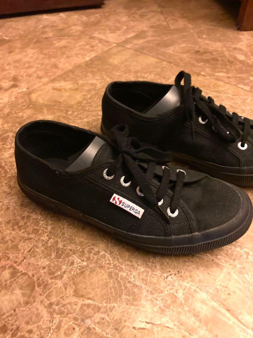 SUPERGA Full Black Classic 2750 Women s Fashion Footwear