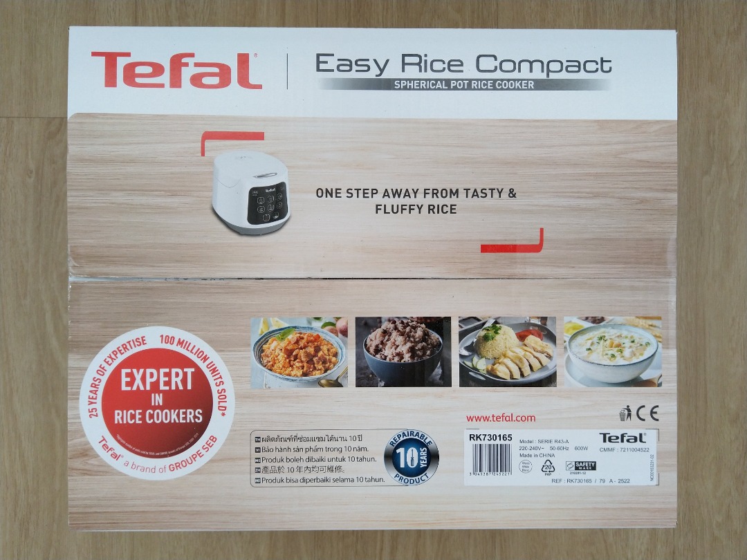Tefal 1L Compact Rice Cooker RK7301 (Tefal SG Warranty), TV & Home