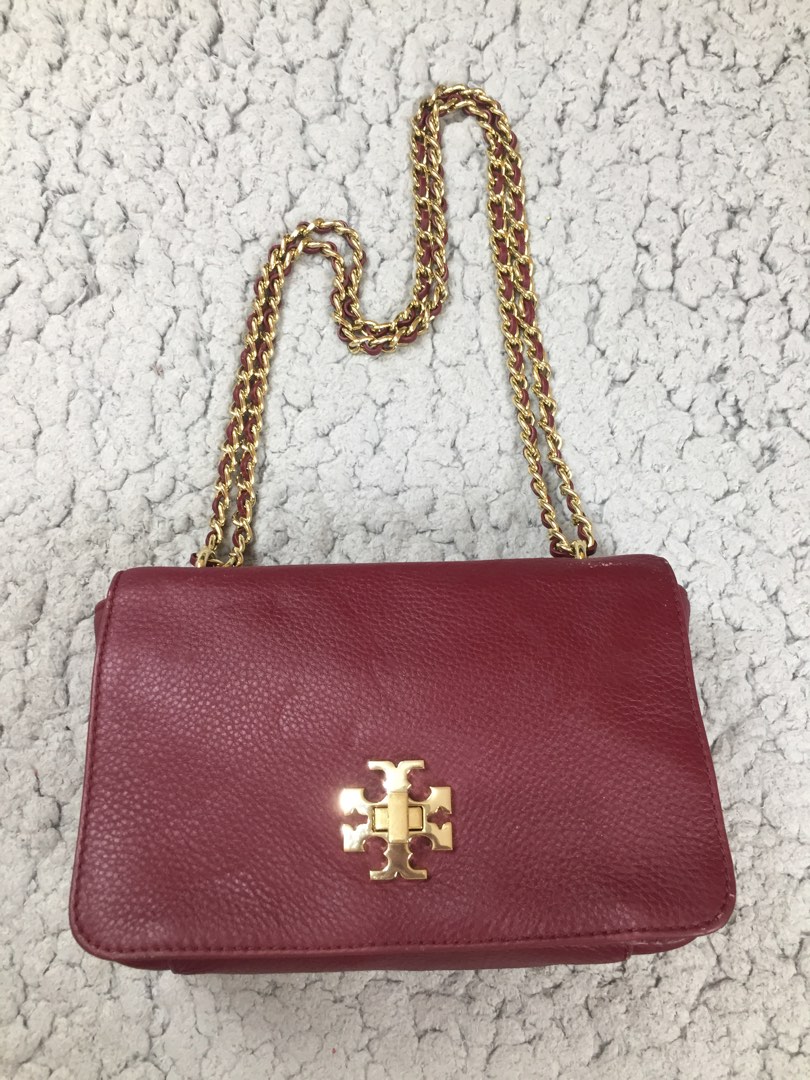 TORY BURCH CHAIN SLING BAG, Luxury, Bags & Wallets on Carousell