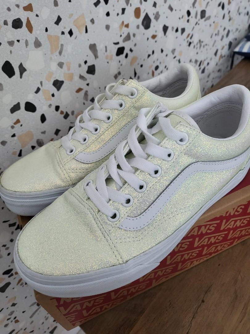 Glitter vans hotsell old skool