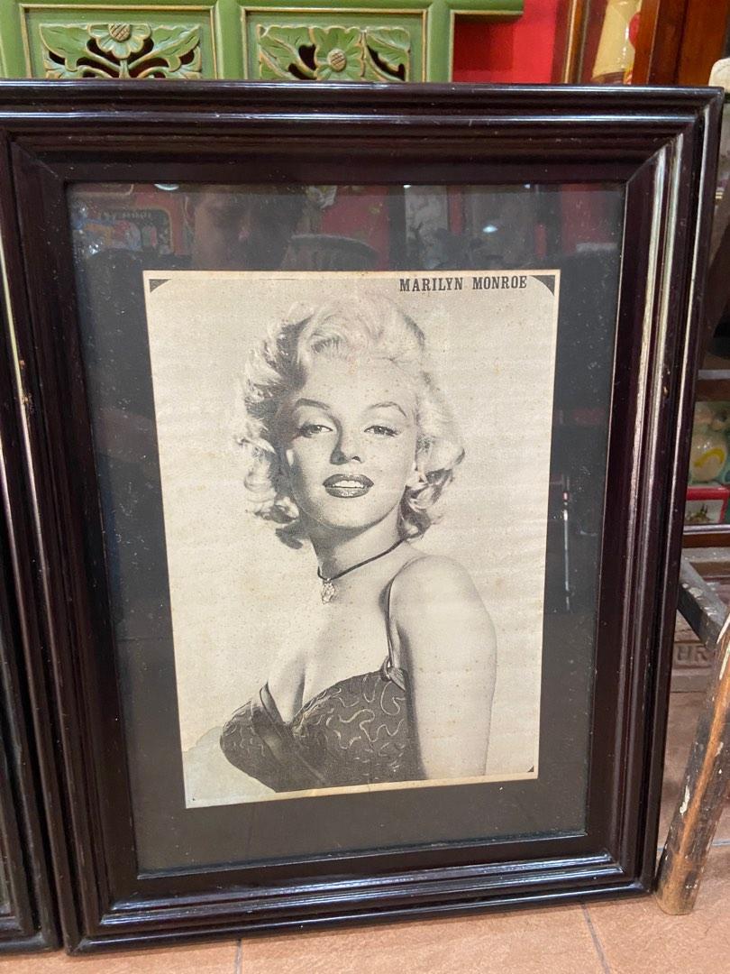 Vintage picture poster wooden frame, Hobbies & Toys, Memorabilia