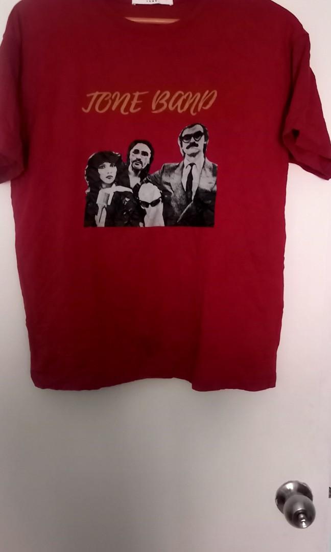 Vintage Tone Band Shirt, Men's Fashion, Tops & Sets, Tshirts & Polo
