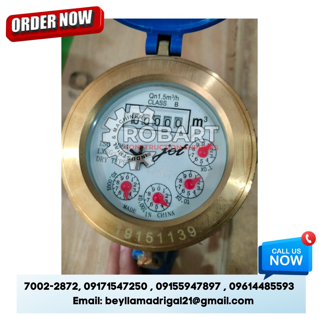 Water Meter w/ Maynilad Certificate, Commercial & Industrial