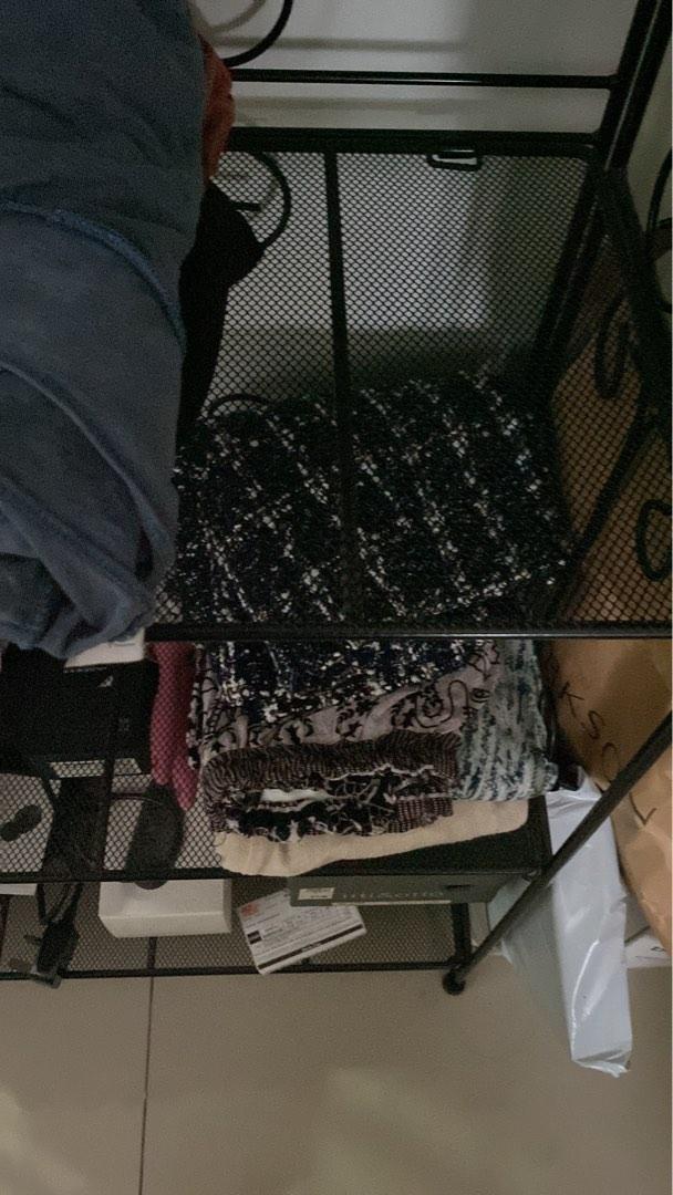 Wrought iron rack, Furniture & Home Living, Furniture, Shelves