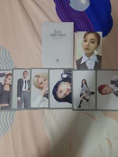 wts twice photocards set