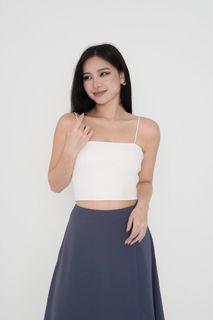 WTT/ TRADE TPZ All rounder straight cut basic top in white, size L