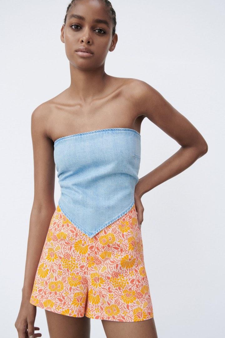 Zara BNWT Linen Printed Shorts (Category: Shorts) located in San Fernando. Submitted by tipsysauce (Listing ID 1193110566, Image 3). Description: Zara BNWT Linen Printed Shorts XS ₱1,350 only Layaway ok. COD accepted. ON HAND 🛍 100% Authentic. Bought directly from Zara stores in London 🇬🇧.