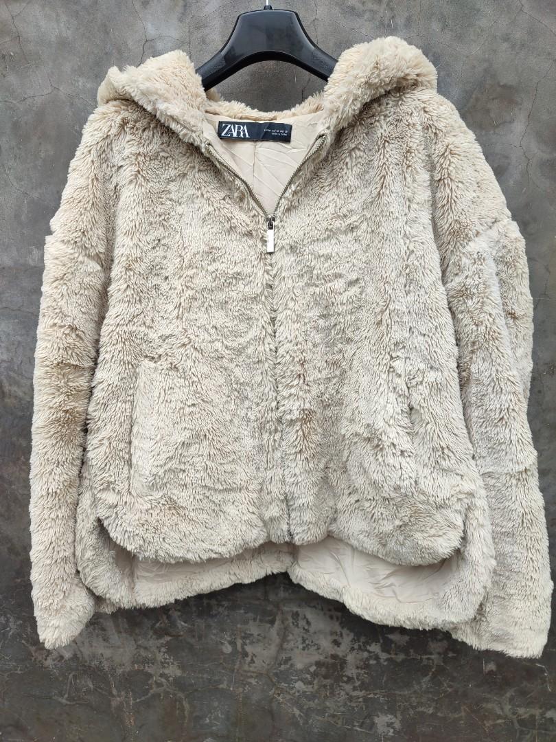 Zara store sherpa hoodie