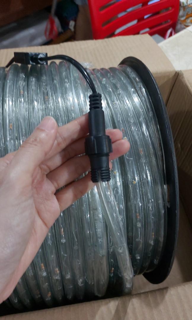 Led Rope Light Fan 100 Meters Led Round Tube Rope Light, Furniture & Home Living, Lighting ...