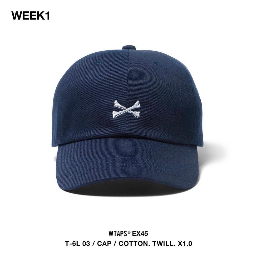 22 aw wtaps t-6l 03/cap/cotton.twill.x1.0, 男裝, 手錶及配件, 棒球