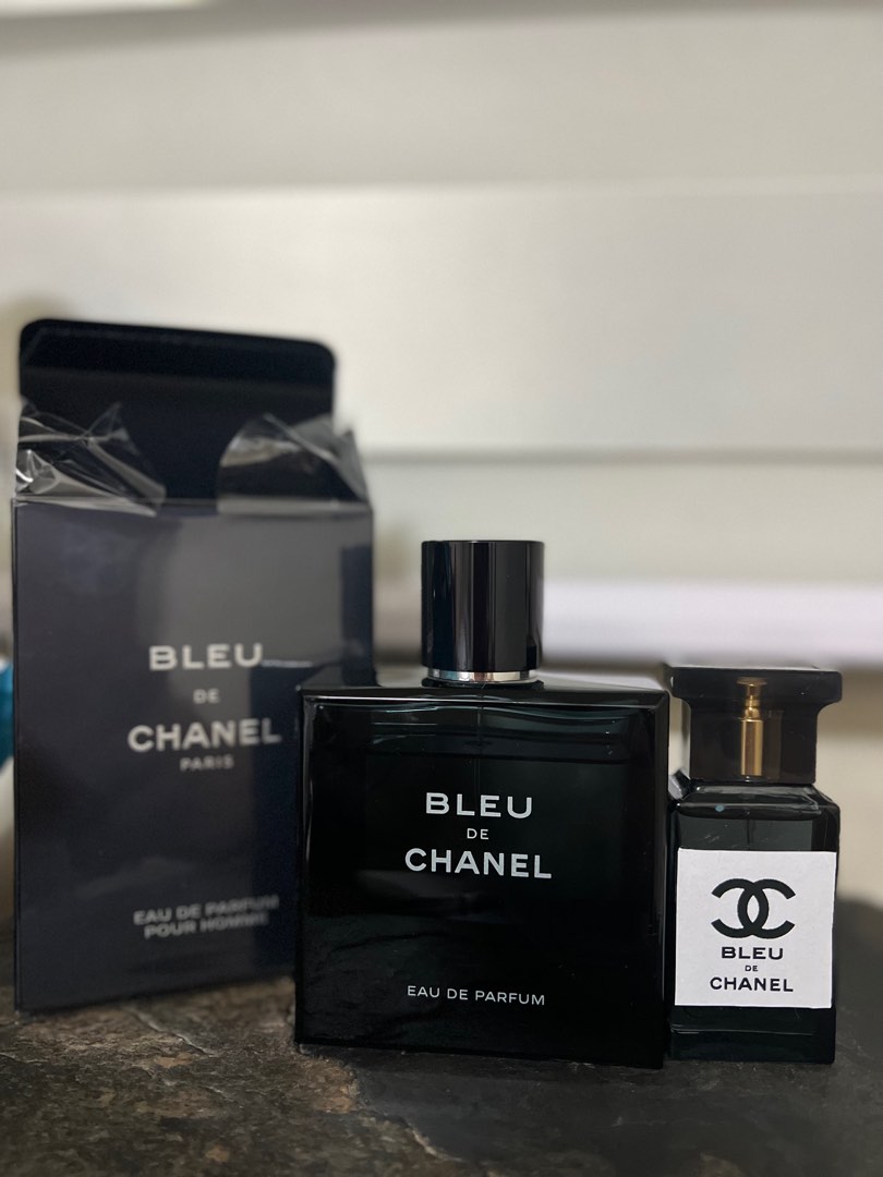 30ml Decant Bleu de Chanel EDP other sizes available, Beauty & Personal  Care, Fragrance & Deodorants on Carousell