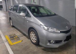 $69 Toyota Wish MPV For PHV Rental Grab, Gojek, Tada, Ryde