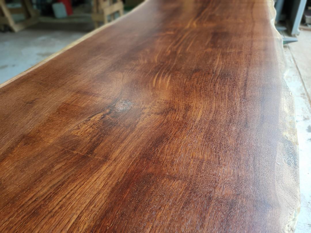 6ft / 7ft / 8ft *3ft Dining Table/ Meeting Table Merbau LiveEdge