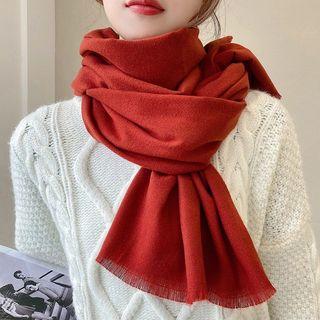 紅色圍巾
