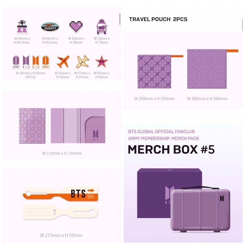 全新未開封BTS Merch Box #5, 興趣及遊戲, 收藏品及紀念品, 韓流