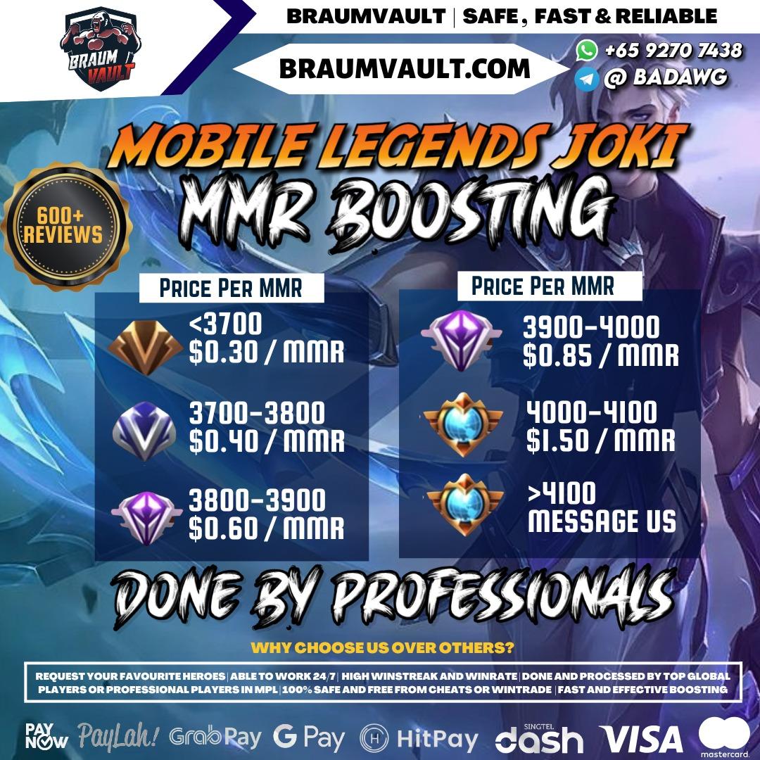 Mobile Legend High Rank, Video Gaming, Gaming Accessories, Game Gift Cards  & Accounts on Carousell