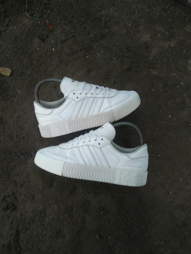 Adidas original samba rose with white frills sales