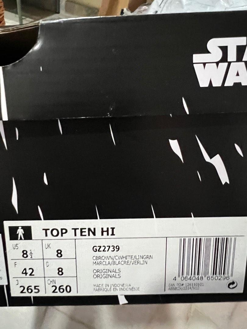 Adidas Top Ten Hi The Mandalorian Baby Yoda, Men's Fashion, Footwear