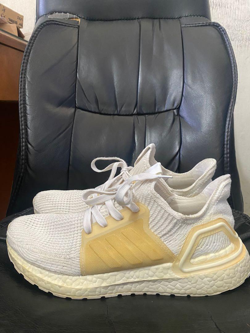 adidas gazelle silver green womens Adidas Ultraboost 19 Men's Shoes Raw White/Active Orange
