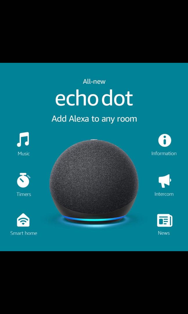 Amazon echo dot 4th gen, Audio, Other Audio Equipment on Carousell