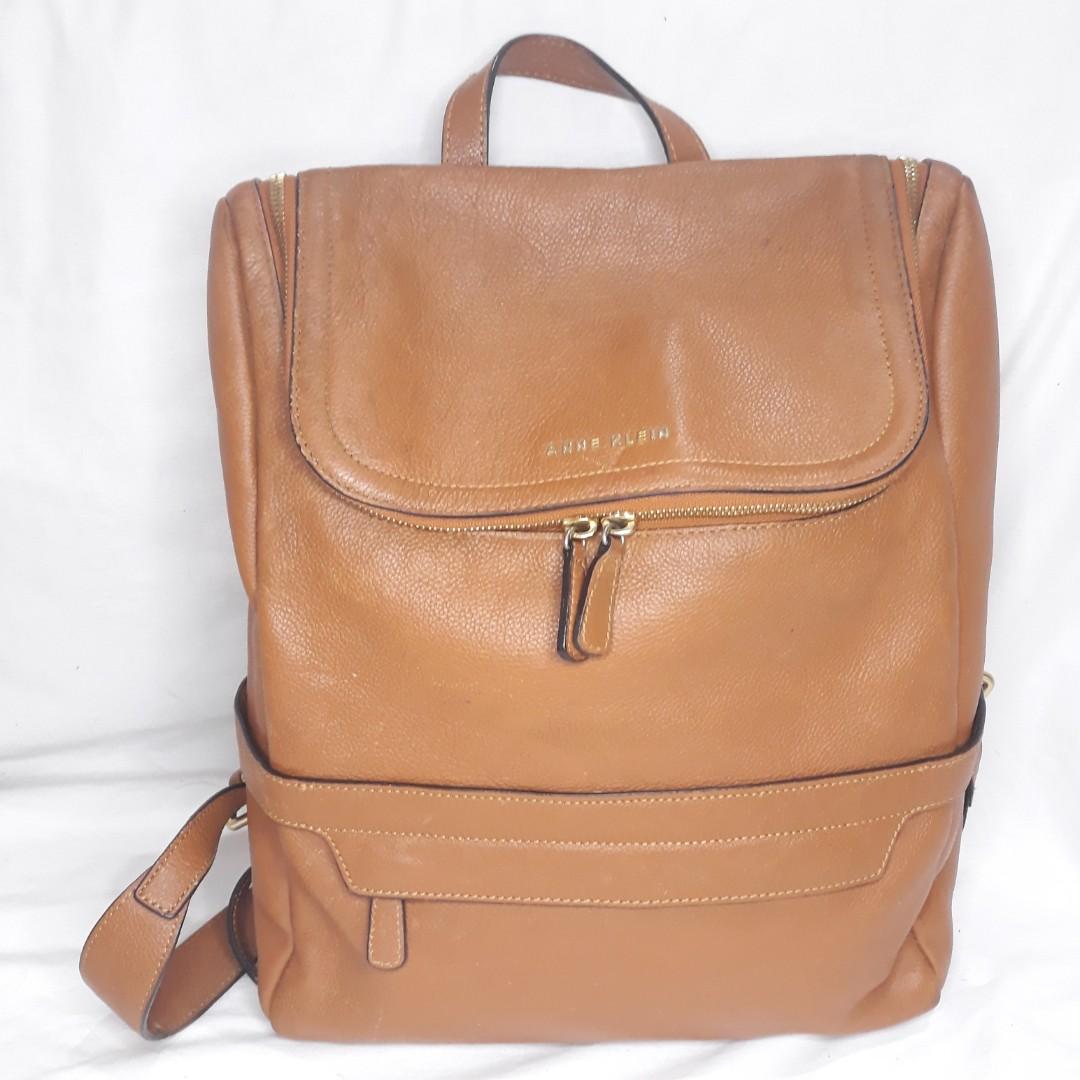 Anne klein store leather backpack